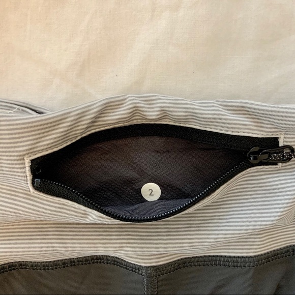 Lululemon Gray Cropped Legging - Picture 5 of 6